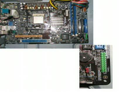 「AOpenのマザーボードの配線を教えて下」の質問画像
