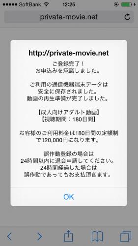 「架空請求」の質問画像