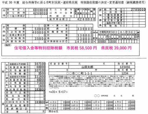 「毎年住民ローン控除で所得税から還付しきれ」の回答画像3