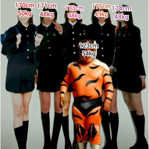 「【身長170cm以上女子5人vs123c」の質問画像