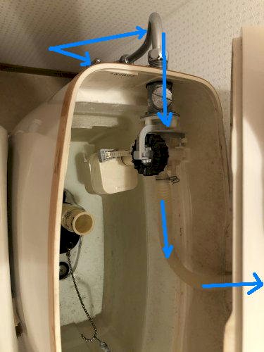 「トイレ手洗い管の取水方法について。詳しい」の回答画像3