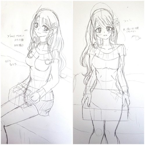 「イラストを何回書き直した事ありますか? 」の質問画像