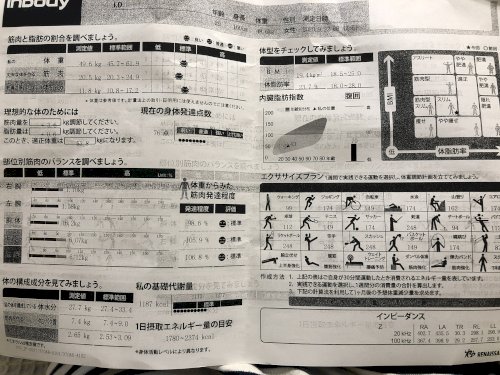 「今月からジムに通いだして、体重が増えまし」の質問画像