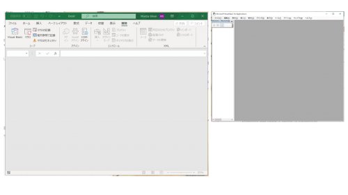 「Excel VBA マクロ 画面を表示」の質問画像
