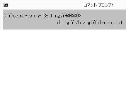 「コマンドプロンプトでUSBメモリ（G:\」の回答画像10