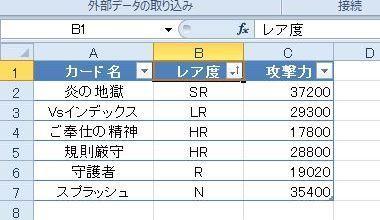 「Excelでユーザー設定リストを用いた並」の質問画像