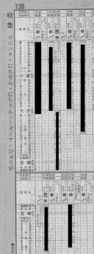 「同一名が付与された特急電車の、一日の運行」の回答画像2