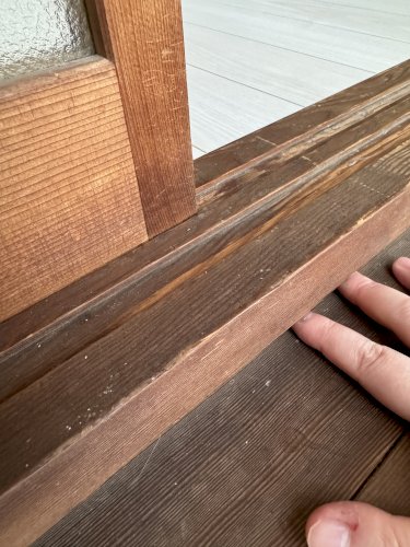 「和室の敷居が2mほどの範囲で1〜1.5セ」の質問画像