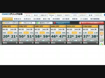 「fxgmoの画面がまったく動かない」の質問画像