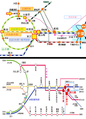 「赤羽から千葉駅まではどうやって行けばいい」の回答画像6