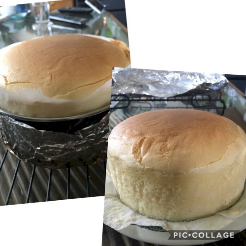 「スフレチーズケーキが焼けました。」の質問画像