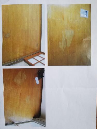 「賃貸アパート(1K)退去時フローリング張」の質問画像