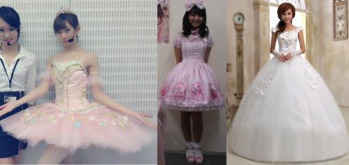 「バレリーナ、ロリータ、ウエディングのうち」の質問画像