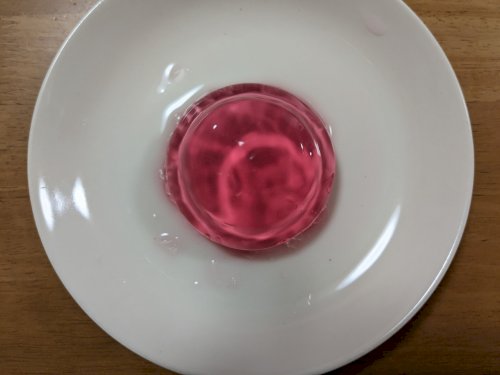 「ゼリーを作りました! どのような飾りつけ」の質問画像