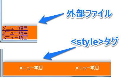 「CSSで外部ファイルのスタイルが読み込め」の質問画像