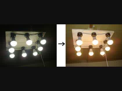 「E11口金のLED球に交換して、調光機を」の回答画像4