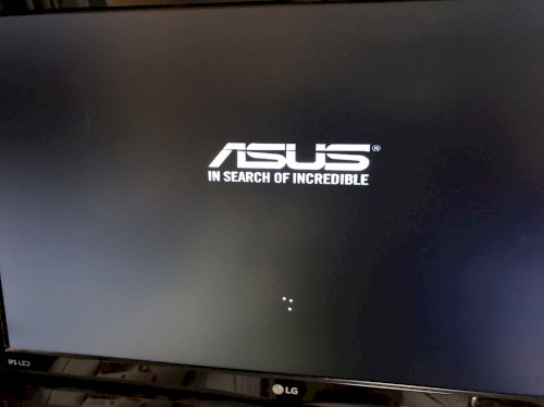 「マザーボード交換後 ASUSロゴ 自動修」の質問画像