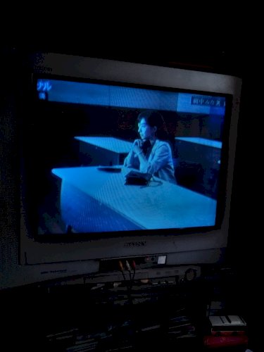 「皆さんの持っているブラウン管テレビも地デ」の質問画像