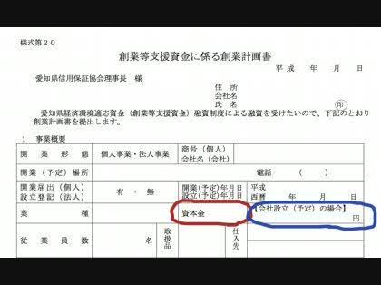 「融資の際の資本金について(個人事業主)」の質問画像