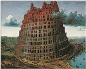 ピーテル・ブリューゲル1世による絵画「バベルの塔」。