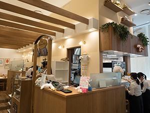 「シナモロールカフェ 新宿マルイ アネックス店」の店内