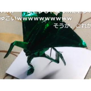 地上最強の生物誕生!?“陸海空対応の鶴”を折り紙で作って見た。