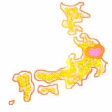 日本の真ん中、おへそはどこ?