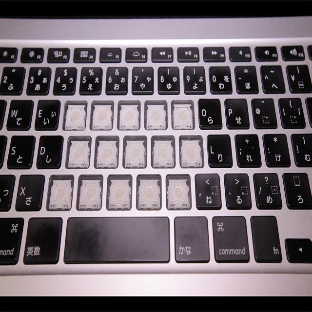 MacBookキーボードの掃除を自分でやってみた