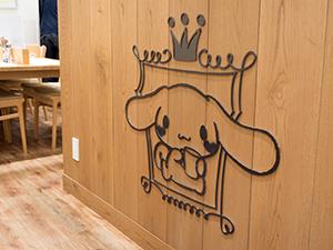 「シナモロールカフェ 新宿マルイ アネックス店」の店内