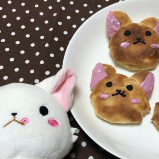 【可愛すぎてちぎれない!】マモニャンのパンを焼いてみたよ!