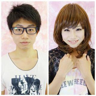 メガネ男子がメイクで鈴木奈々風元気女子に変身してみた!