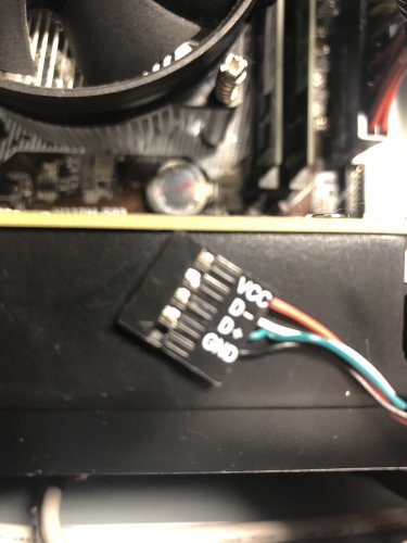 「pc電源ユニット交換途中」の質問画像