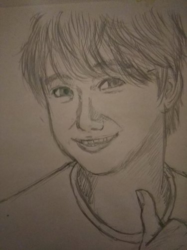 「神谷浩史さんの似顔絵描き直しました 案の」の補足画像1