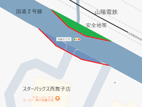 「この死亡事故は国道２号線と山陽電鉄の線路」の質問画像