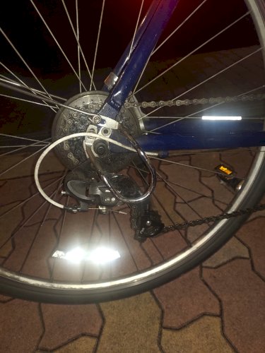 「自転車のギアが動かないです 段階式のやつ」の質問画像