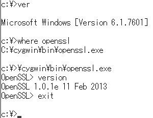 「OPENSSLのコマンドOpenSSL>」の回答画像1