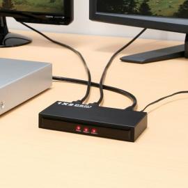 通販 PCから、プロジェクター2台へ同時に写す方法を教えて下さい -1台 プロジェクター