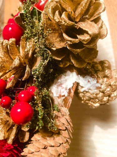 「クリスマスのリースを購入しました。 です」の質問画像