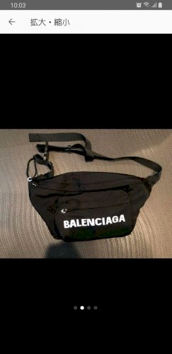 「BALENCIAGAのウエストポーチが欲」の質問画像