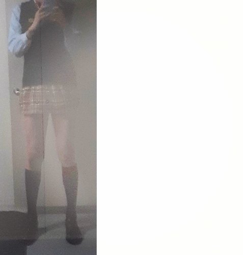「年甲斐もなく25歳でJKコスプレしてみま」の質問画像