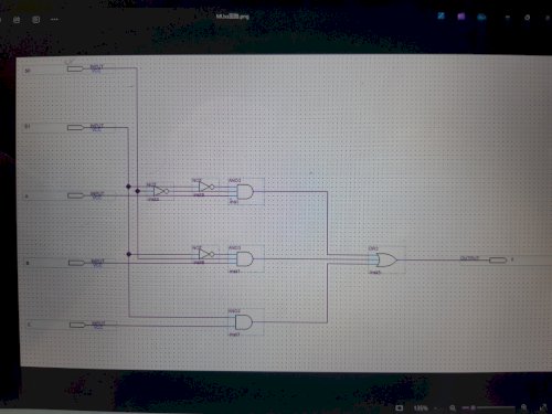 「この論理回路をハードウェア記述言語を用い」の質問画像