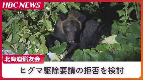「熊の駆除は猟友会に委託ではではなくて、陸」の質問画像