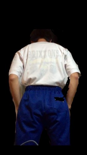 「僕の後ろ姿の写真ですがぱっと見でも直感で」の質問画像