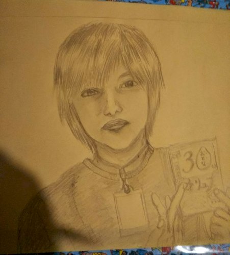 「森久保祥太郎さんの似顔絵を 描き直しまし」の補足画像1