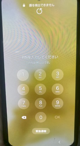「galaxy s22のロック画面について」の質問画像