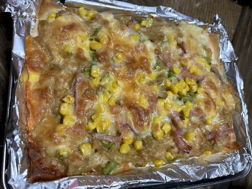 「有名ピザ屋のカレー味のポテトの商品名がわ」の質問画像