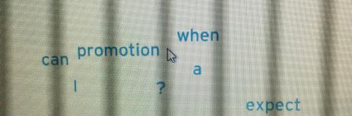 「When can I promotion」の質問画像