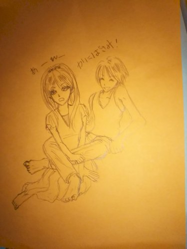 「こんにちは♪ヽ(´▽｀)/ お絵描きして」の補足画像1