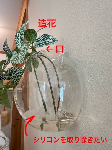 「シリコンを取り除く方法（溶かす、分解）」の質問画像