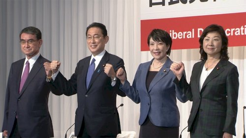 「自民党総裁4候補の話し方（の癖）」の質問画像